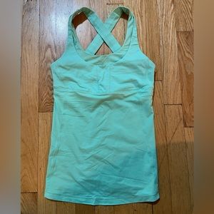 Lululemon Stash-and-Run Bra Pocket Tank Top - Size 4